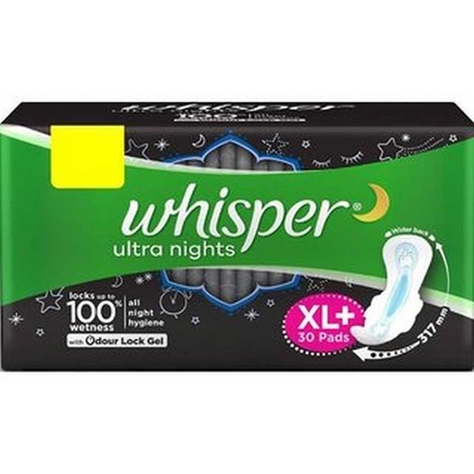 Picture of Whisper Ultra Nights XL Plus 30 Pads