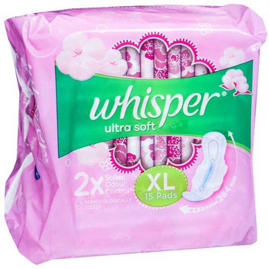 Picture of Whisper Ultra Soft XL 15 Pads