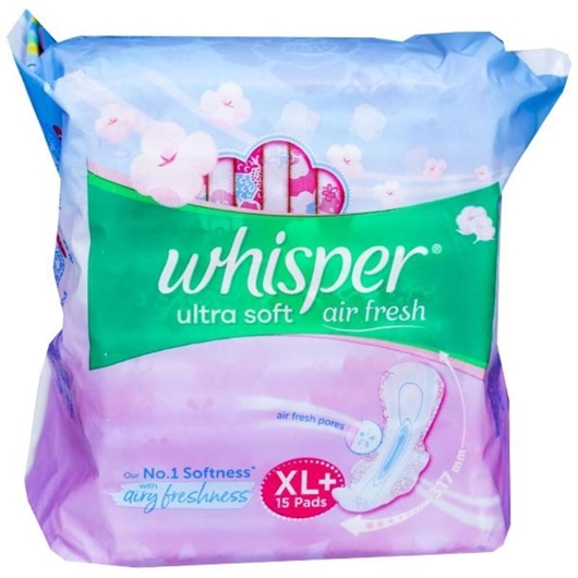 Picture of Whisper Ultra Nights Air Fresh XL 15Pads