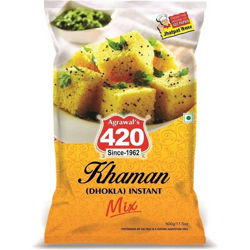 Picture of Agrawals 420 Khaman Dhokla Instant Mix  500gm