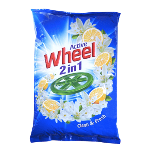 Picture of Wheel 2 in 1 Detergent Powder  500g