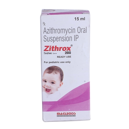 Picture of Zithrox 200 Syrup 15 ml.